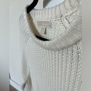 MICHAEL KORS White Oversized Sweater - Small